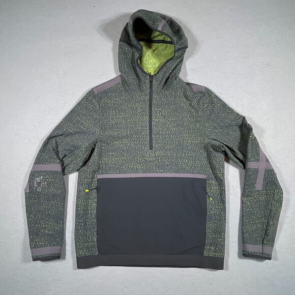 Lululemon Robert Geller‎ Take the Moment Ripstop and Full-On Luon Half-Zip Sz M - Picture 1 of 15